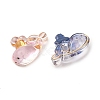 Transparent Acrylic Cabochons OACR-E030-02-2