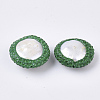 Polymer Clay Rhinestone Beads X-RB-S055-41E-2