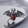 925 Sterling Silver with Natural Garnet Finger Rings WGB2E64-11-1