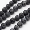 Natural Larvikite Beads Strands G-D692-4mm-1