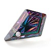 Embossed Glass Rhinestone Pendants GLAA-J101-01A-001VO-4