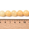 Natural Honey Jade Bead Strands G-K153-B26-12mm-6