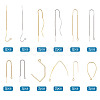 Brass Stud Earring Findings KK-TA0007-75-3