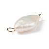 Natural Keshi Pearl Pendants PALLOY-JF01932-5