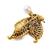 Butterfly Alloy Rhinestone Brooches JEWB-I034-35AG-02-2