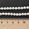 Electroplated Shell Pearl Beads Strands BSHE-K017-5mm-01-4