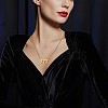 Number Pendant Necklace & Open Cuff Ring JX201A-7