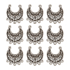 Tibetan Style Alloy Chandelier Components Links PALLOY-TA0001-21AS-1