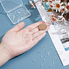 16Pcs 2 Styles 925 Sterling Silver Earring Hooks STER-ME0001-23-4