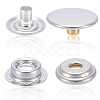 1Bag Brass Snap Buttons KK-GF0001-25P-7