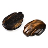 Natural Tiger Eye Pendants G-K359-03A-2