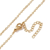 Natural Shell Heart Stud Earrings & Pendant Necklace SJEW-G080-01G-5
