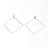 Non-Tarnish 304 Stainless Steel Pendants STAS-L232-106P-2