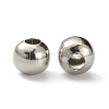 Tarnish Resistant 304 Stainless Steel Hollow Round Seamed Beads X-STAS-R032-3mm-2