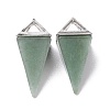 Natural Green Aventurine Pendants G-E577-01P-04-2