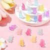 30Pcs Frosted Acrylic Beads MACR-YW0003-92-5