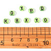 Transparent Light Green Acrylic Beads TACR-YW0001-09B-6