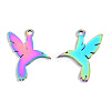 Ion Plating(IP) 201 Stainless Steel Pendants STAS-N098-123M-1
