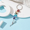Tibetan Style Zinc Alloy Keychains KEYC-JKC00728-01-2
