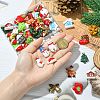 48Pcs 24 Styles Christmas Theme Opaque Resin Cabochons RESI-CJ0004-82-4