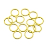 Spray Painted Iron Open Jump Rings X-IFIN-F149-B13-1