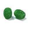 Opaque Resin European Jelly Colored Beads RESI-B025-02A-11-2