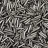 Glass Bugle Beads SEED-R028-2x12-A04-4