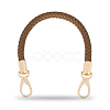 CutHollow 2Pcs Braided Round PU Leather Bag Straps Bag Handles FIND-CL0001-02A-8