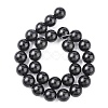 Natural Obsidian Beads Strands G-G099-14mm-24-3