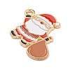 Christmas Theme Alloy Enamel Pendants ENAM-I060-01B-2
