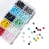 10 Colors Electroplate Glass Beads EGLA-X0006-01E-6mm-5