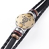Braided Leather Cord Retro Multi-strand Bracelets BJEW-L616-20L-3