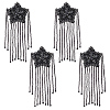 4Pcs Star with Tassels Cloth Sew on Patches DIY-FG0010-19-1
