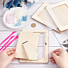 DIY Paillette Moon & Star Photo Frame Making Kit DIY-OC0010-20-3