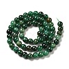 Natural Fuchsite Beads Strands G-SZ0001-29A-2