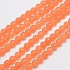 Natural & Dyed Malaysia Jade Bead Strands X-G-A146-8mm-A05-3