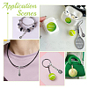 6Pcs 2 Colors 304 Stainless Steel European Dangle Charms STAS-UN0039-47-7