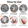 Stainless Steel DIY Nail Art Templates MRMJ-PH0003-21-7
