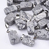 Natural Crazy Agate Pendants G-Q996-25-1