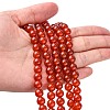 Natural Carnelian Beads Strands G-C076-8mm-2A-4