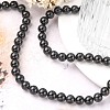 Natural Obsidian Bead Strands X-G-R173-8mm-02-5