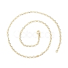 Brass Figaro Chains Necklace for Women NJEW-P265-02A-G-3