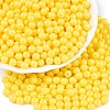Opaque Baking Paint Glass Beads DGLA-T004-02E-2