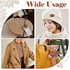 100Pcs 8 Styles 2-Hole Wood Buttons BUTT-FS0001-01A-6