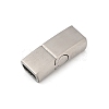304 Stainless Steel Snap Lock Clasps STAS-U055-02A-P-1