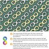 100Pcs 2 Colors 304 Stainless Steel Links Connectors STAS-UN0026-46-4
