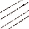 Soldered Brass Coated Iron Cable Chains CH-CJC0001-02B-B-1