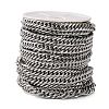 Tarnish Resistant 201 Stainless Steel Double Link Chains CHS-A003E-2.0mm-5