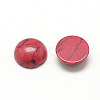 Synthetic Turquoise Cabochons G-R416-12mm-41-2
