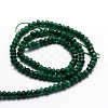 Dyed Natural Malaysia Jade Rondelle Beads Strands G-E316-2x4mm-05-2